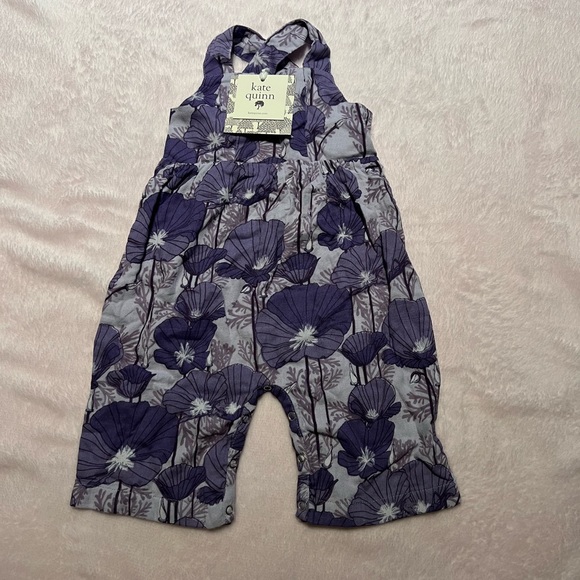 kate quinn Other - Kate Quinn Purple Poppies Overalls